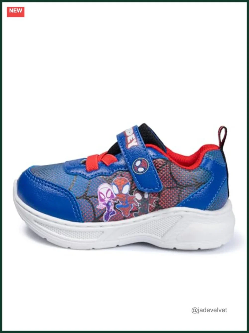 Toddler Athletic Sneakers with Velcro Closure, Breathable Mesh Upper, Non-Slip